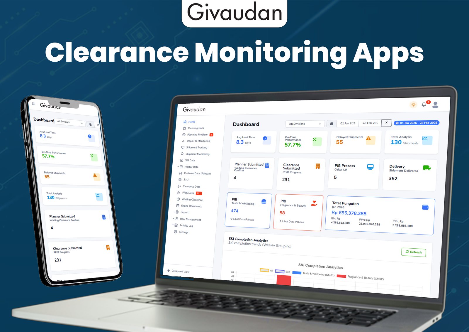 Portofolio Mandiri Bahari Teknologi - CLEARANCE MONITORING APPLICATION